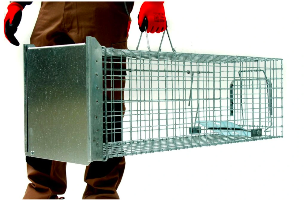 Agrofortel Profesionální past na lišky, kuny a kočky TRAP ST102x34x34