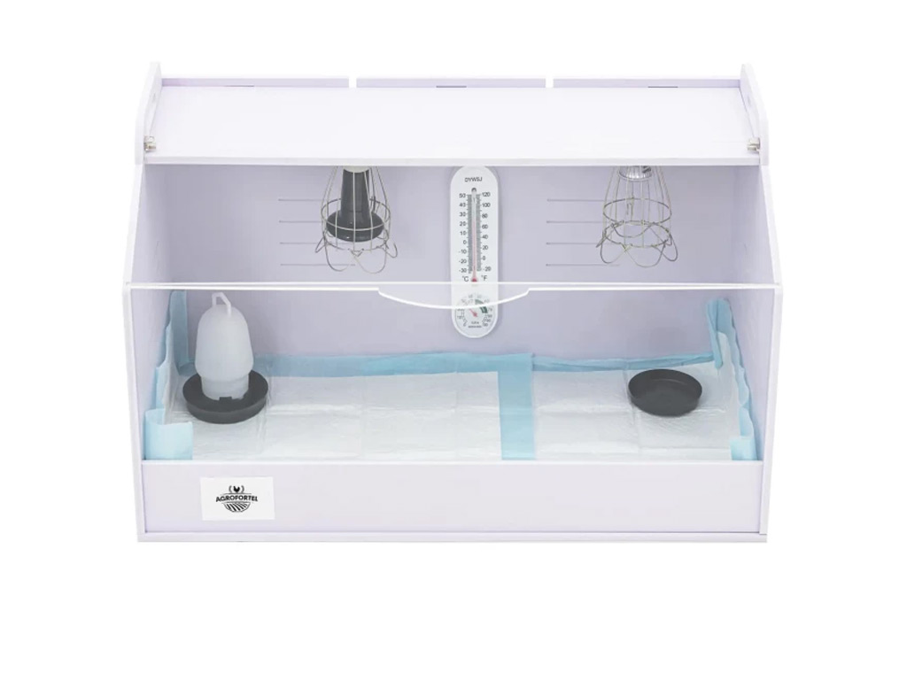 Odchovna drůbeže – umělá kvočna – AGROFORTEL OD2 – 58x40x42cm