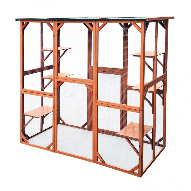 Agrofortel Venkovní výběh pro kočky, 180 x 88 x 169 cm