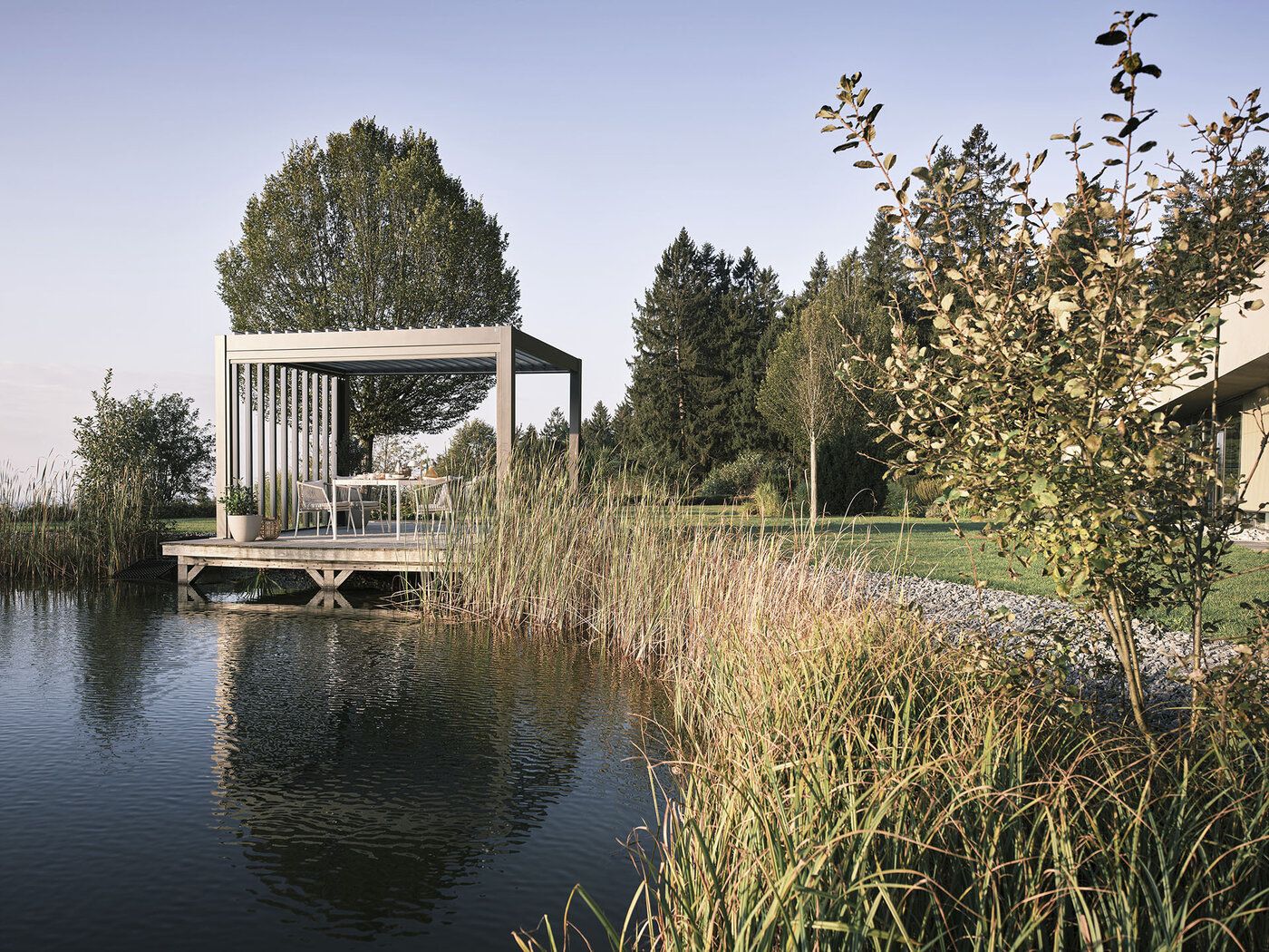 Bioklimatická pergola BIOHORT 3 x 3 m, tmavě šedá metalíza - Obrázek 4