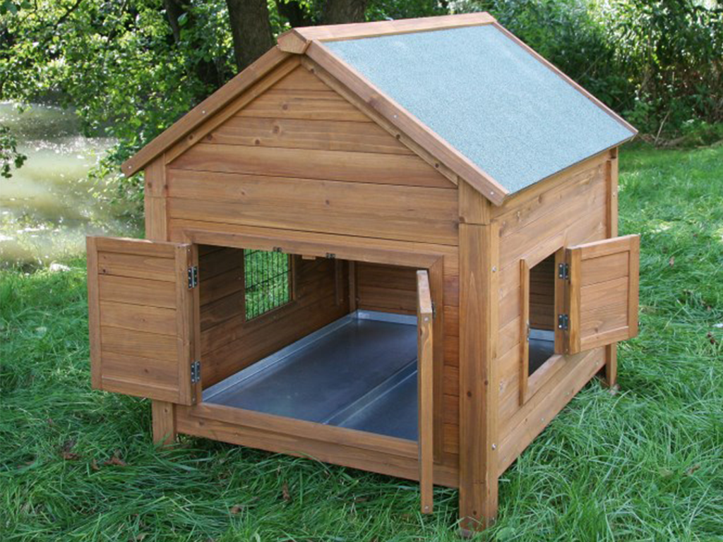 Kurník pro slepice, domek pro králíky KERBL 82807, 105x100x108 cm (obrázek 3)