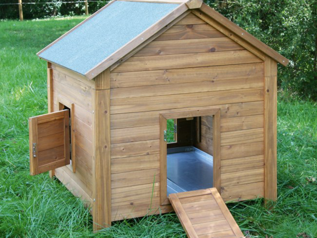 Kurník pro slepice, domek pro králíky KERBL 82807, 105x100x108 cm (obrázek 4)