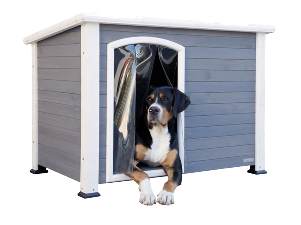 Bouda pro psa dřevěná KERBL 80576 KENNY, 113x77x81 cm