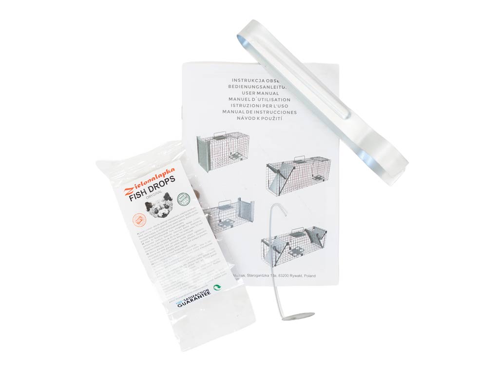 Zielolapka Profesionální past na lišky, kuny, vydry a kočky TRAP H150x34x34V2 (obrázek 9)