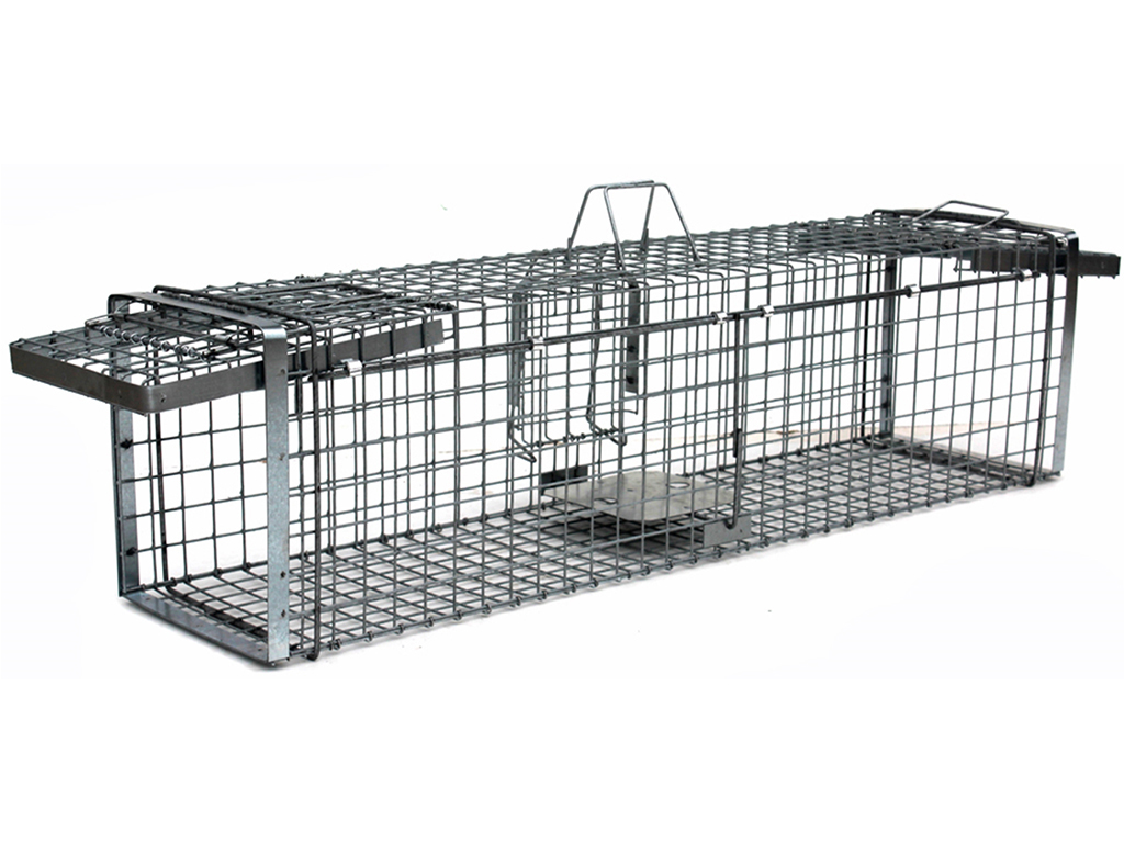 Bravson Profesionální past na lišky, kuny, vydry a kočky TRAP H118x34x34V2