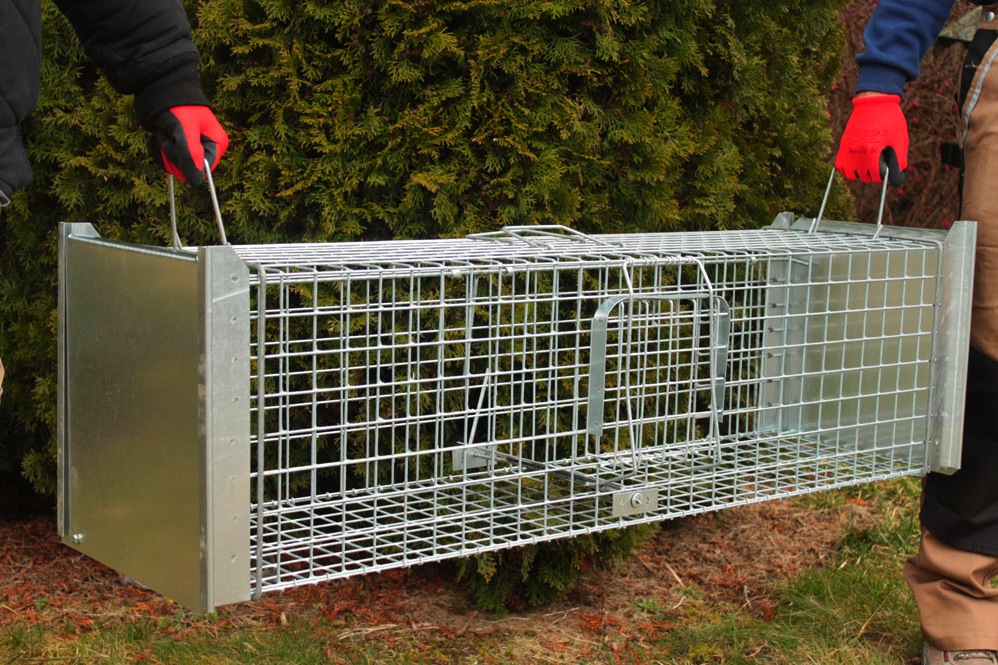 Profesionální past na lišky, kuny, vydry a kočky TRAP ST118x34x34V2 (obrázek 11)