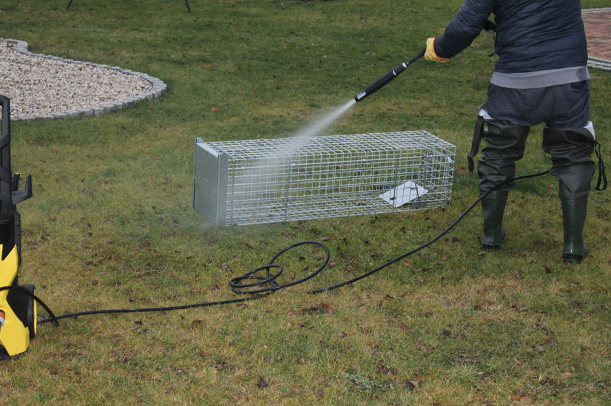 Bravson Profesionální past na lišky, kuny, vydry a kočky TRAP ST118x34x34V1 (obrázek 9)