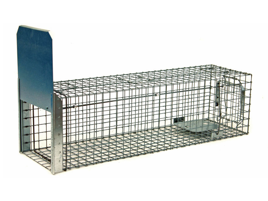 Bravson Profesionální past na lišky, kuny a kočky TRAP ST102x34x34