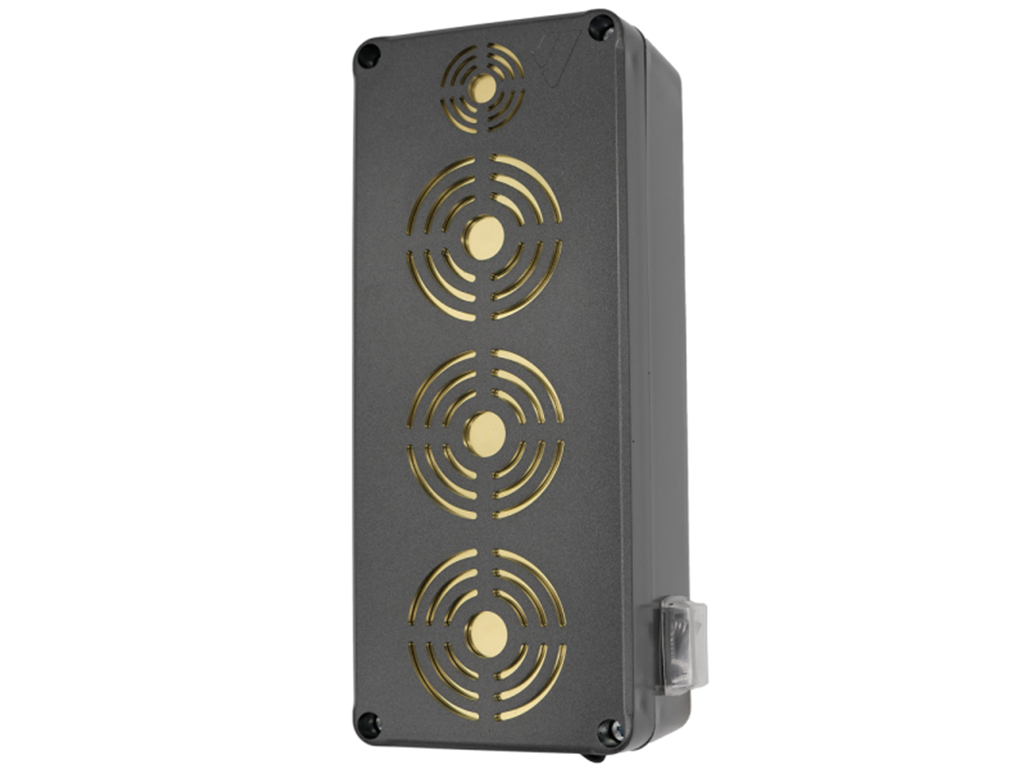 Bravson Vodotěsný, bezdrátový, ultrazvukový odpuzovač na kuny, myši a potkany VIANO ODA-2 KING