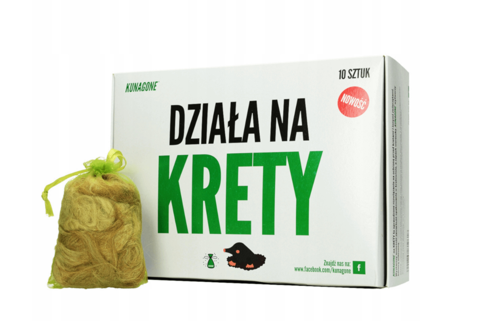 Kunagone Pachový odpuzovač krtků KUNAGONE, set 10 ks