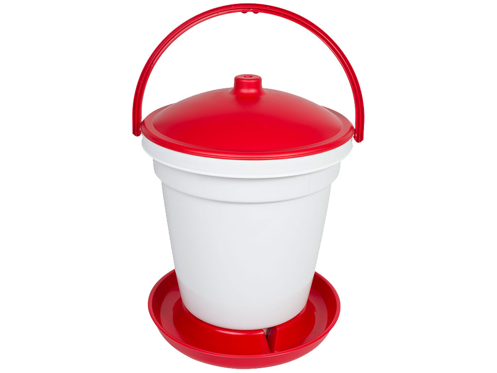 Bravson Kbelíková napáječka pro slepice, drůbež CF006.30.01 ARES - 18l