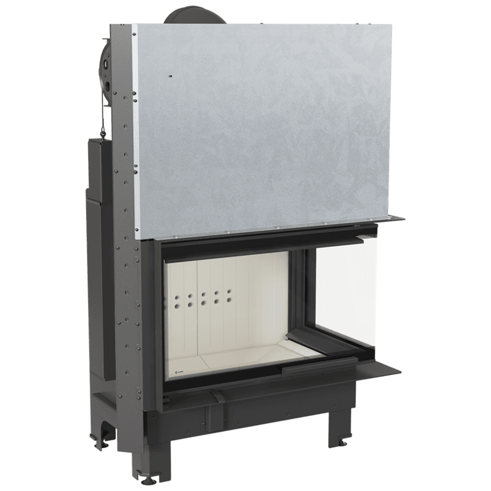 Krbová vložka KRATKI MBO 15 BS,pravé ohýbané sklo s výsuvem