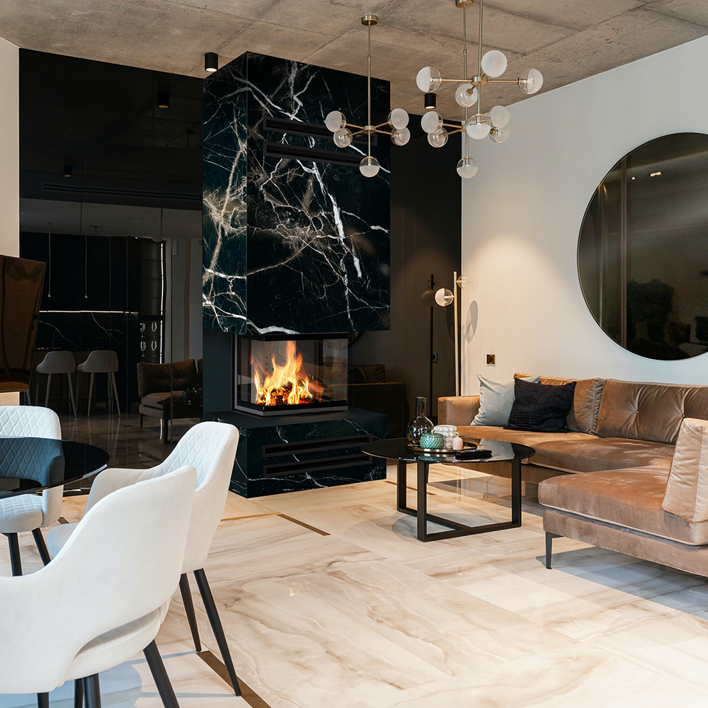 Krbová vložka KRATKI NBC 9 600/400 levé a pravé prosklení s výsuvem