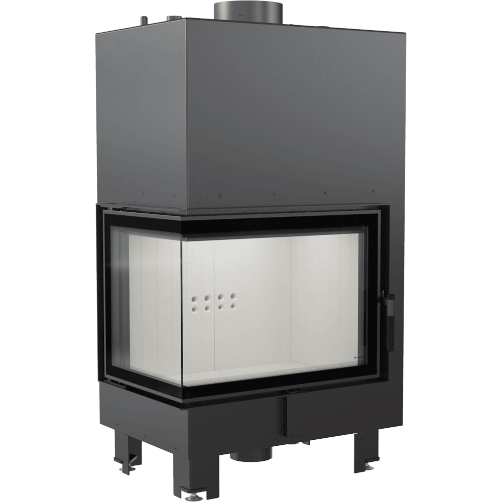 Krbová vložka s výměníkem KRATKI MBZ PW 13 BS, levé prosklení