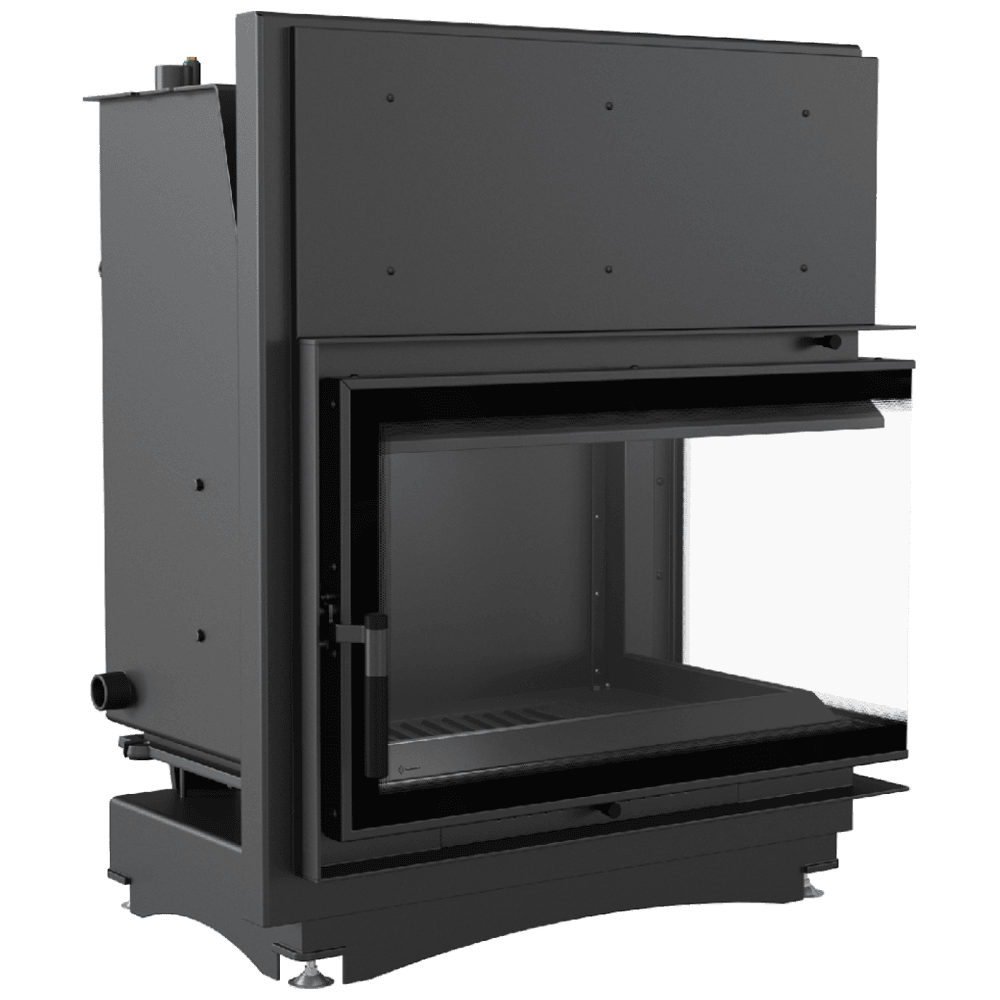 Krbová vložka s výměníkem KRATKI ZUZIA PW 15 BS DECO, pravé prosklení