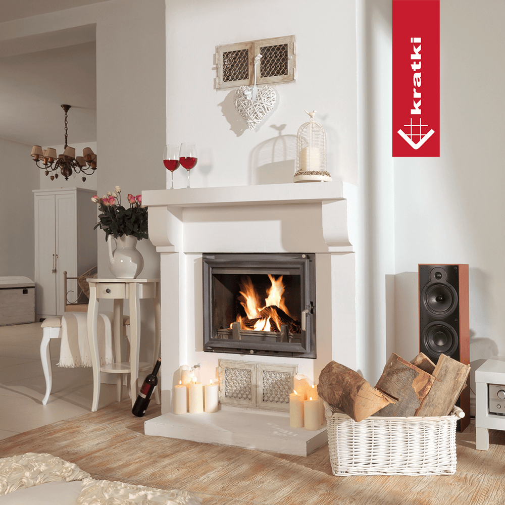 Krbová vložka KRATKI Zuzia 15 BS, levé prosklení s výsuvem