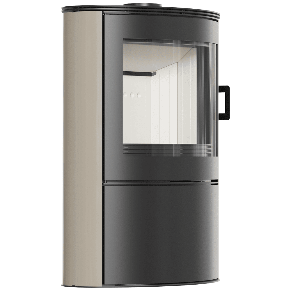 Krbová kamna KRATKI KOZA AB S/2 smetanová