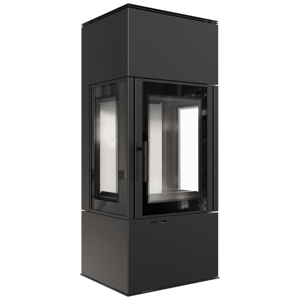 Krbová kamna KRATKI THOR View, černá