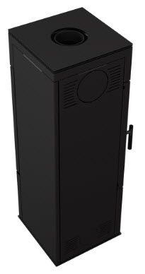 Krbová kamna KRATKI THOR, černá - Obrázek 3