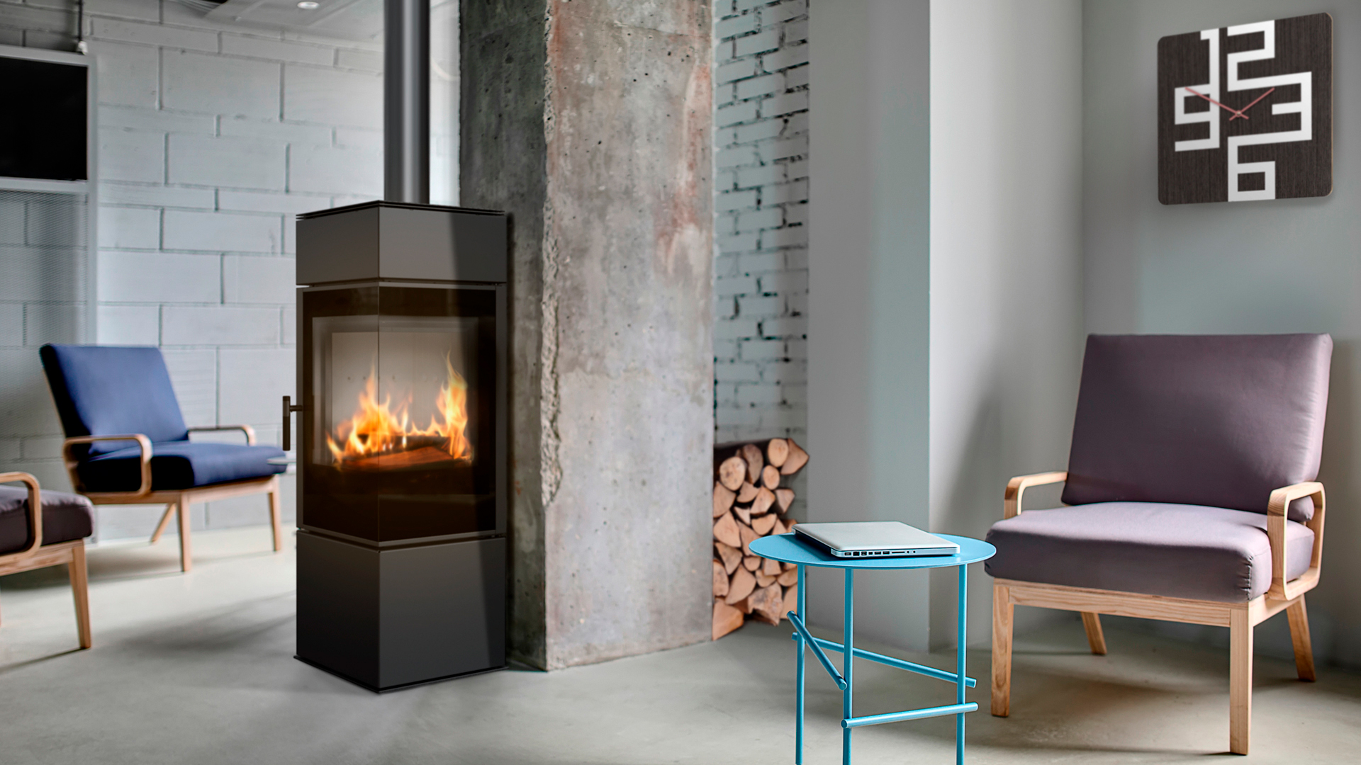 Krbová kamna KRATKI THOR, černá