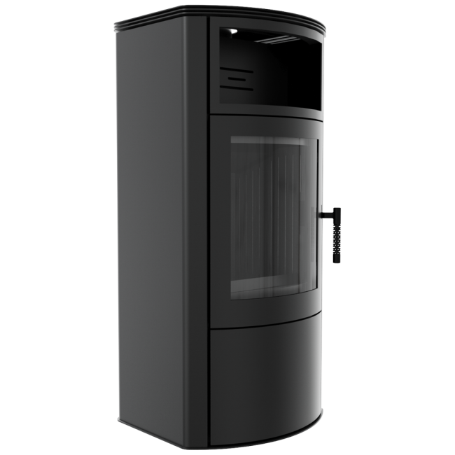 Krbová kamna KRATKI TITAN, černé vyložení THERMOTEC