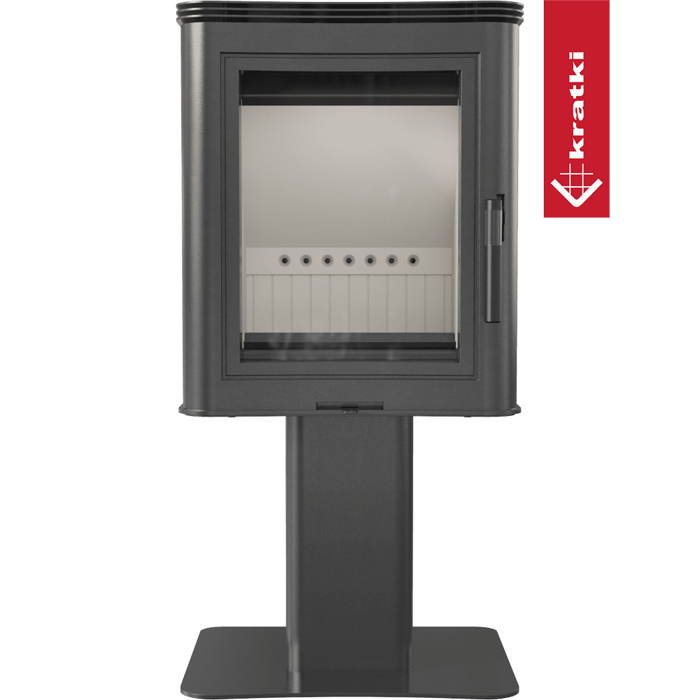 Krbová kamna KRATKI KOZA K5 s nohou, černá