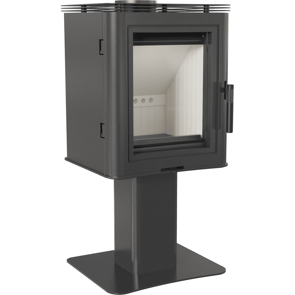 Krbová kamna KRATKI KOZA K5 s nohou, černá