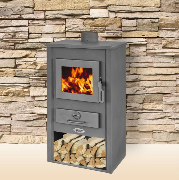 Krbová kamna BLIST BASEL, antracit