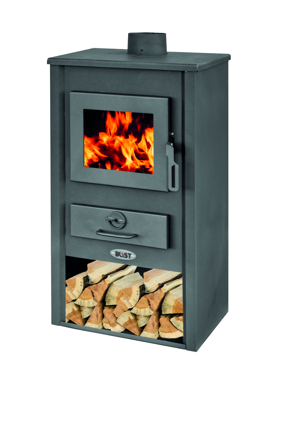 Krbová kamna BLIST BASEL, antracit