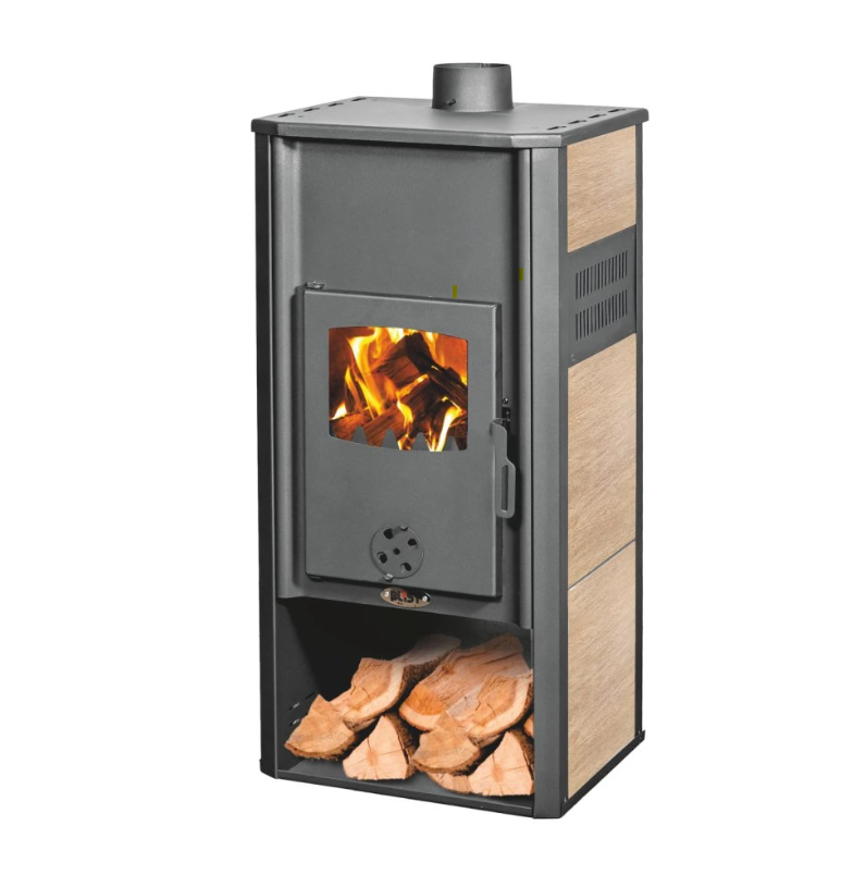 Krbová kamna s výměníkem BLIST ROMA E, krémová