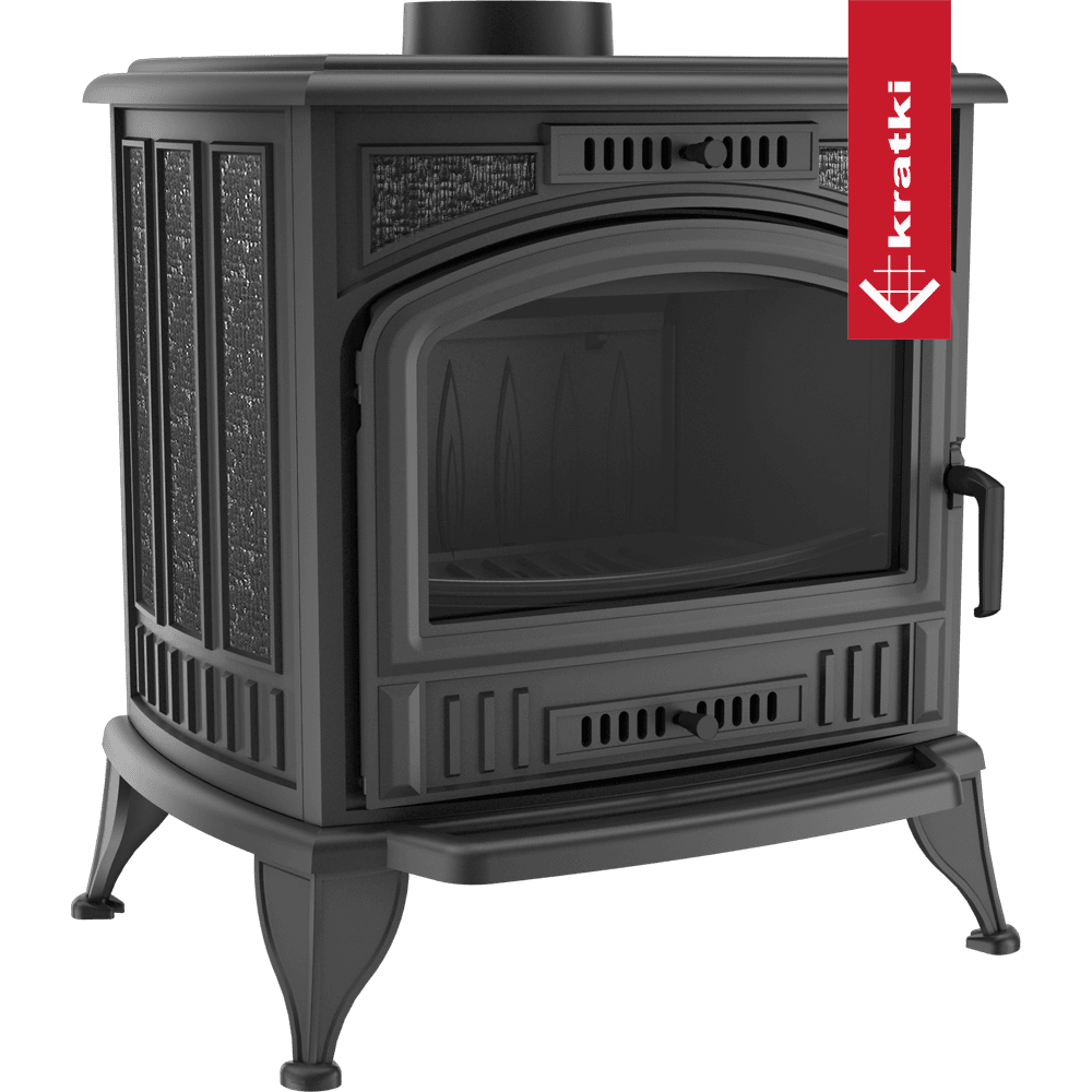Krbová kamna KRATKI KOZA K6 (150mm), černá