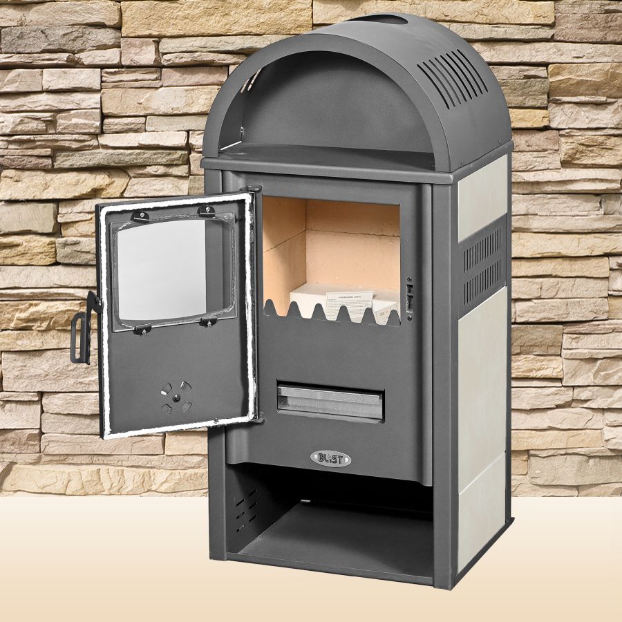 Krbová kamna BLIST VIENNA, červená