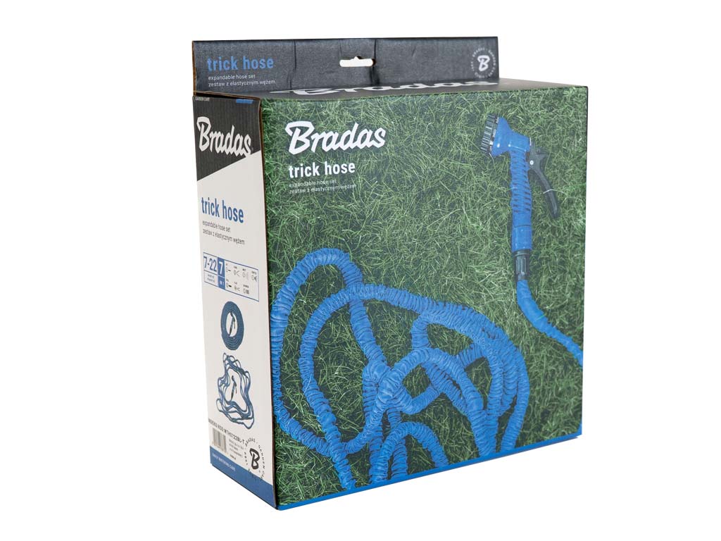 Bradas Zahradní hadice TRICK HOSE 7 - 22 m, modrá, vč. pistole 7 funkcí 3917.39.00 (obrázek 9)