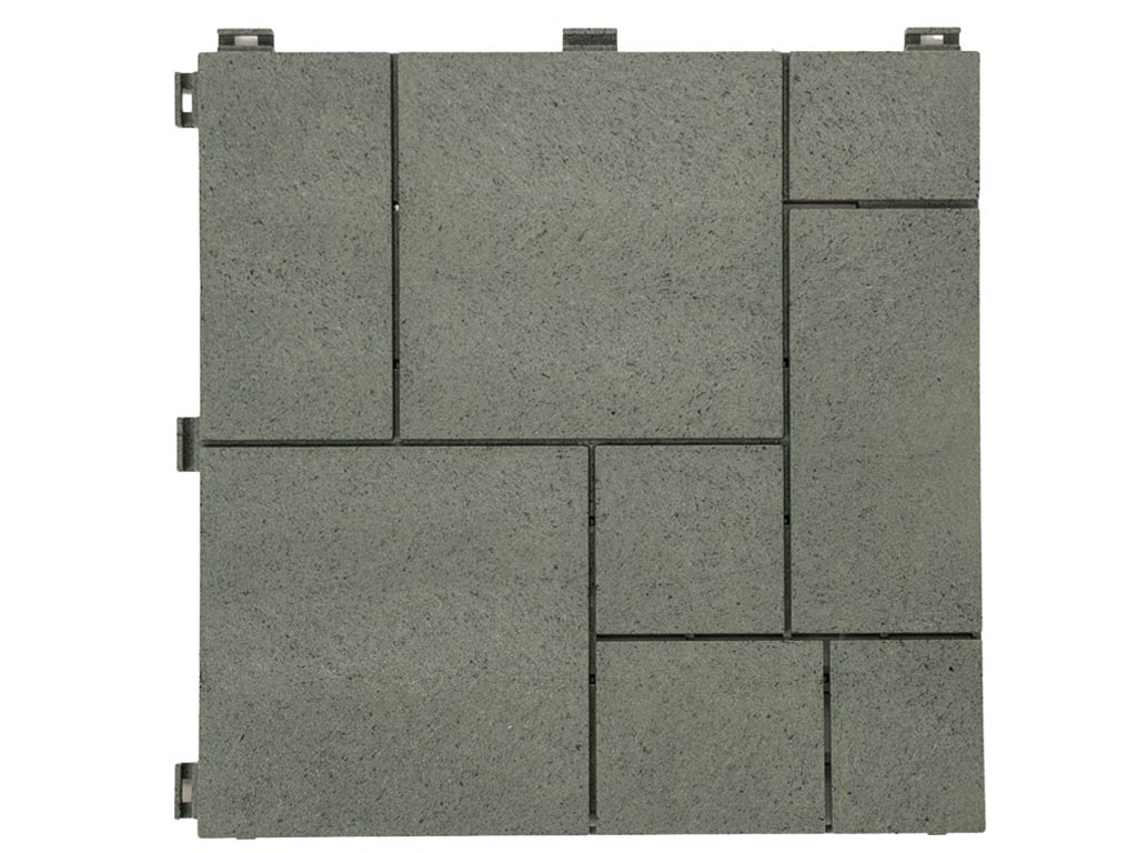 Multy home Gumová dlaždice STONE MOSAIC 30 x 30 cm, zelená, 1 ks