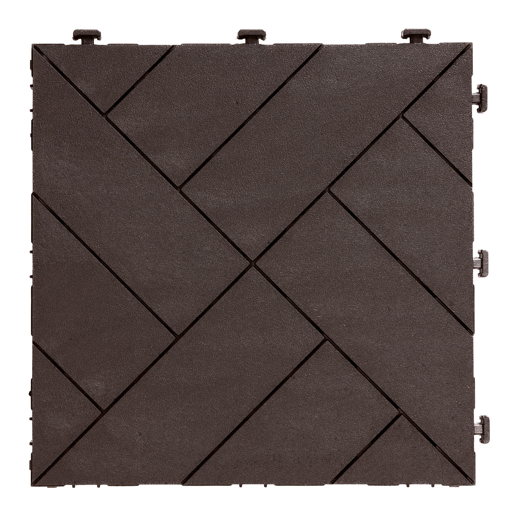 Multy home Gumová dlaždice ARISTA 30 x 30 cm, hnědá, 1 ks