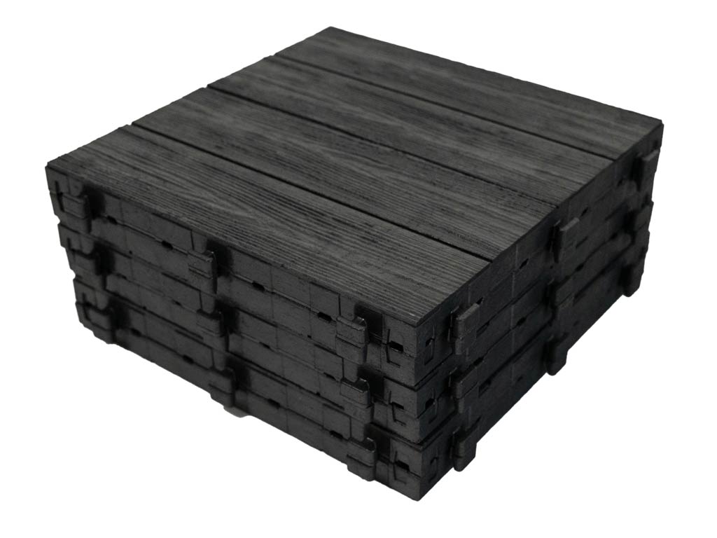 Multy home Gumová dlaždice ARISTA Wood 30 x 30 cm, antracit, 1 ks - Obrázek 7