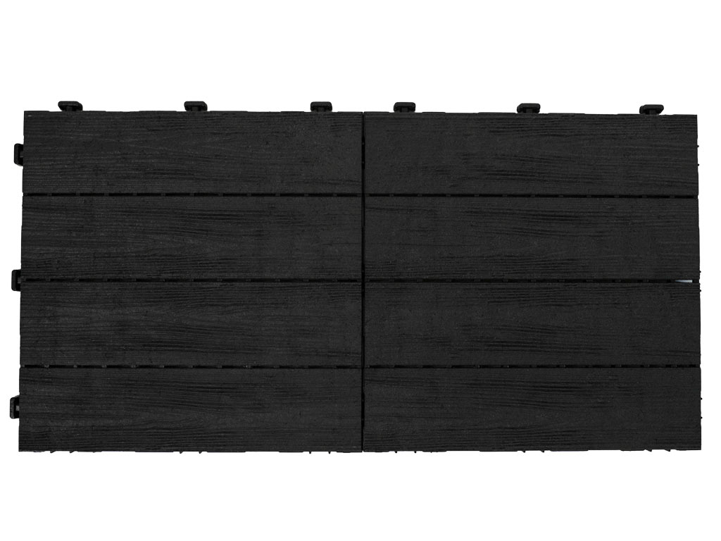 Multy home Gumová dlaždice ARISTA Wood 30 x 30 cm, antracit, 1 ks - Obrázek 3