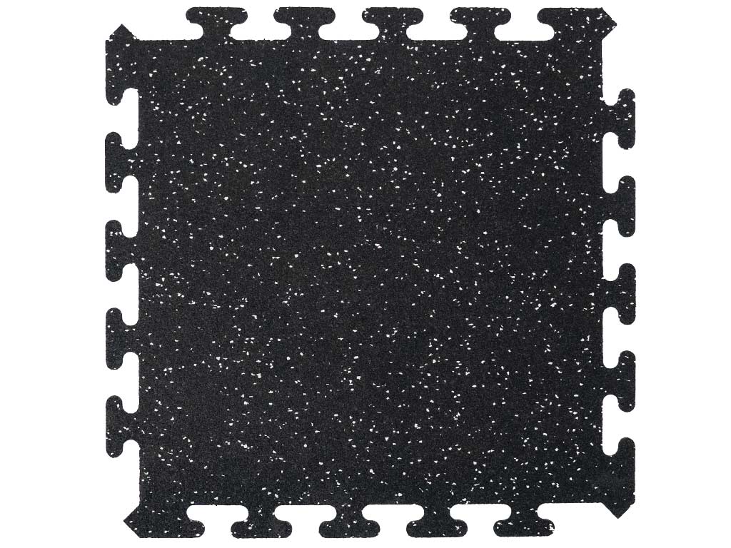 Multy home Gumová dlaždice FITNESS TILE 50 x 50 cm, černá, 1 ks