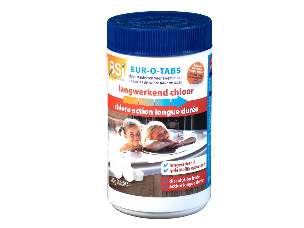 Chlórové tablety do bazénu BSI 50 x 20 g, dlouhodobě působící