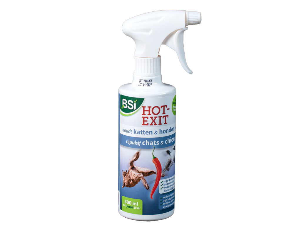 BSI Odpuzovač psů a koček HOT EXIT, 500 ml, přírodní 3808.94.00