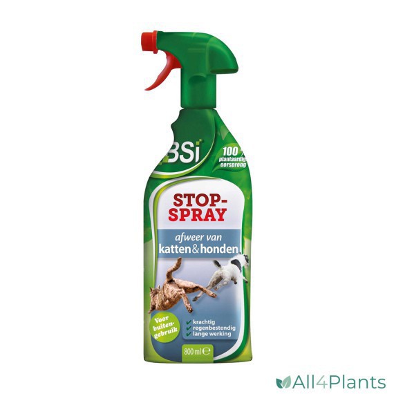 Přírodní odpuzovač psů a koček BSI v spreji 800 ml