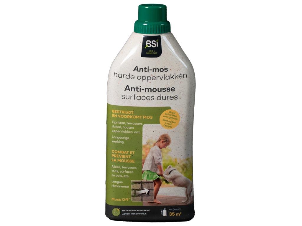 BSI Přírodní odstraňovač mechu MOSS OFF 1 l, na tvrdé povrchy