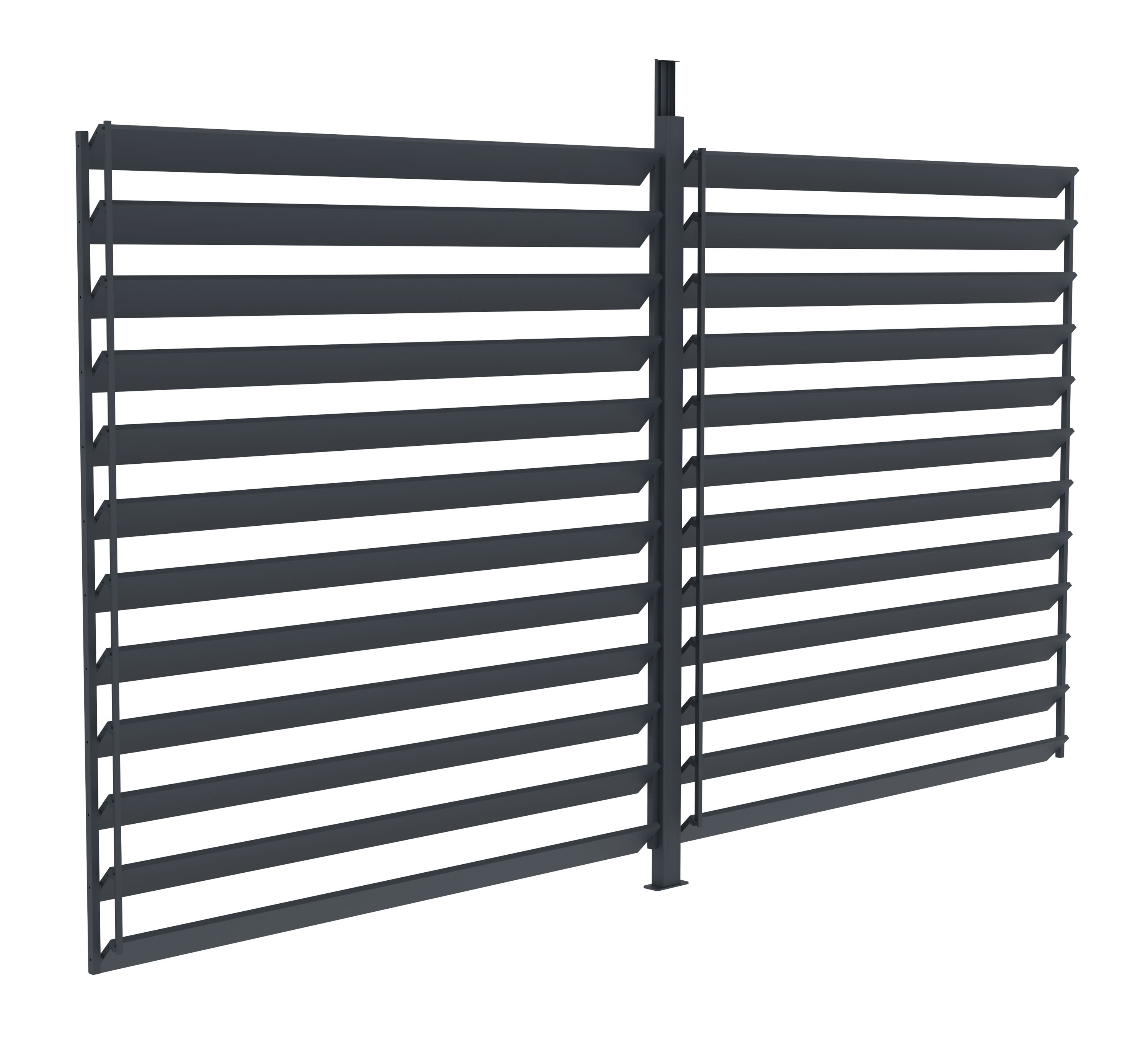 G21 Otočná lamelová stěna 3,7 x 2,2 m pro pergolu Austin