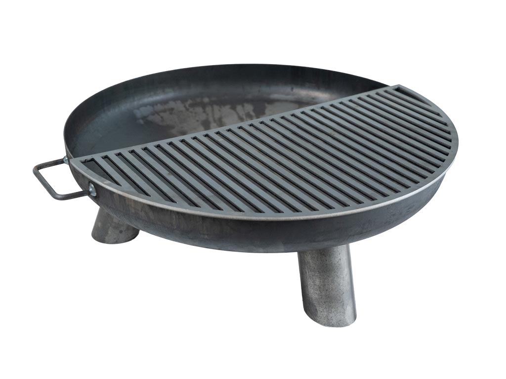 Grilovací poloviční rošt LEGI na ohniště 60 cm, černá ocel 5 mm 7321.11.00