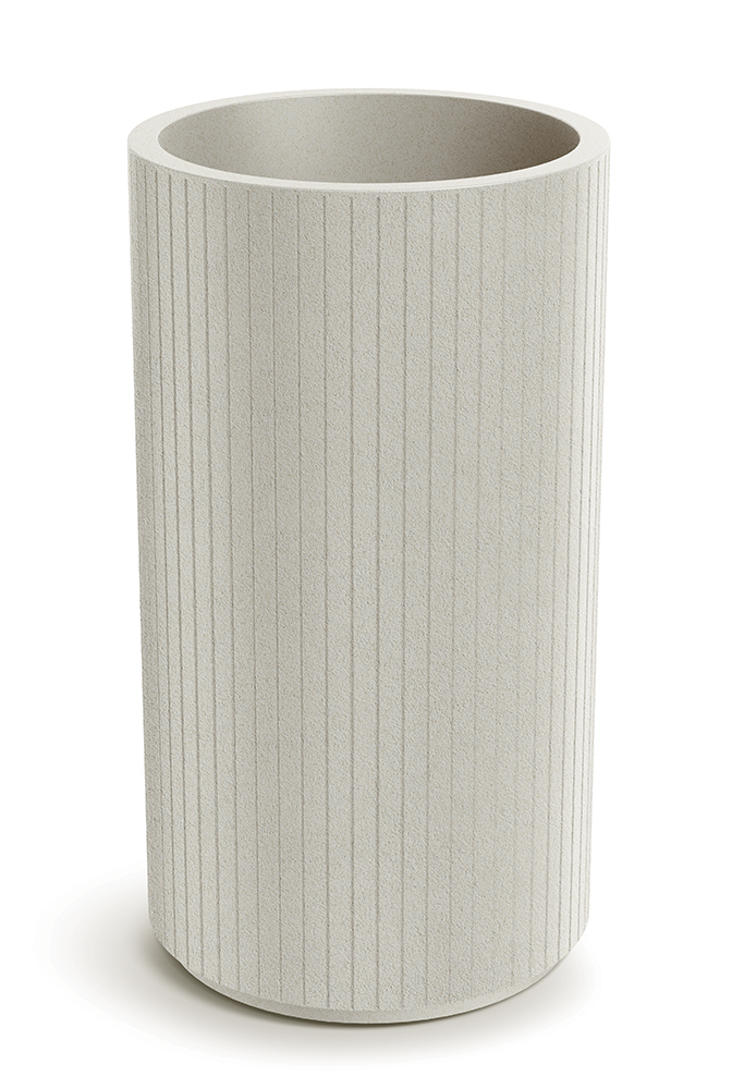 Ethick Květináč CORO ROUND HIGH 40 cm, písková