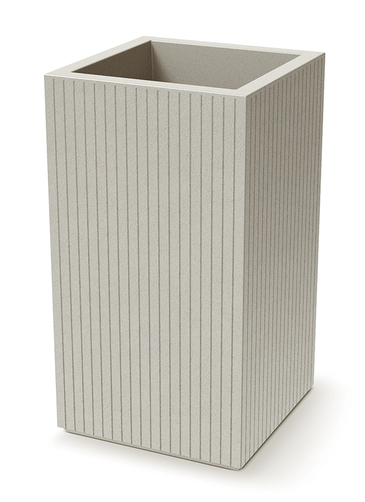 Ethick Květináč CORO SQUARE HIGH 40 cm, písková