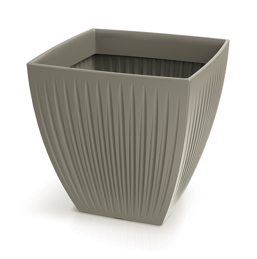 Ethick Květináč LATIA SQUARE MIDL 60 cm, mocca