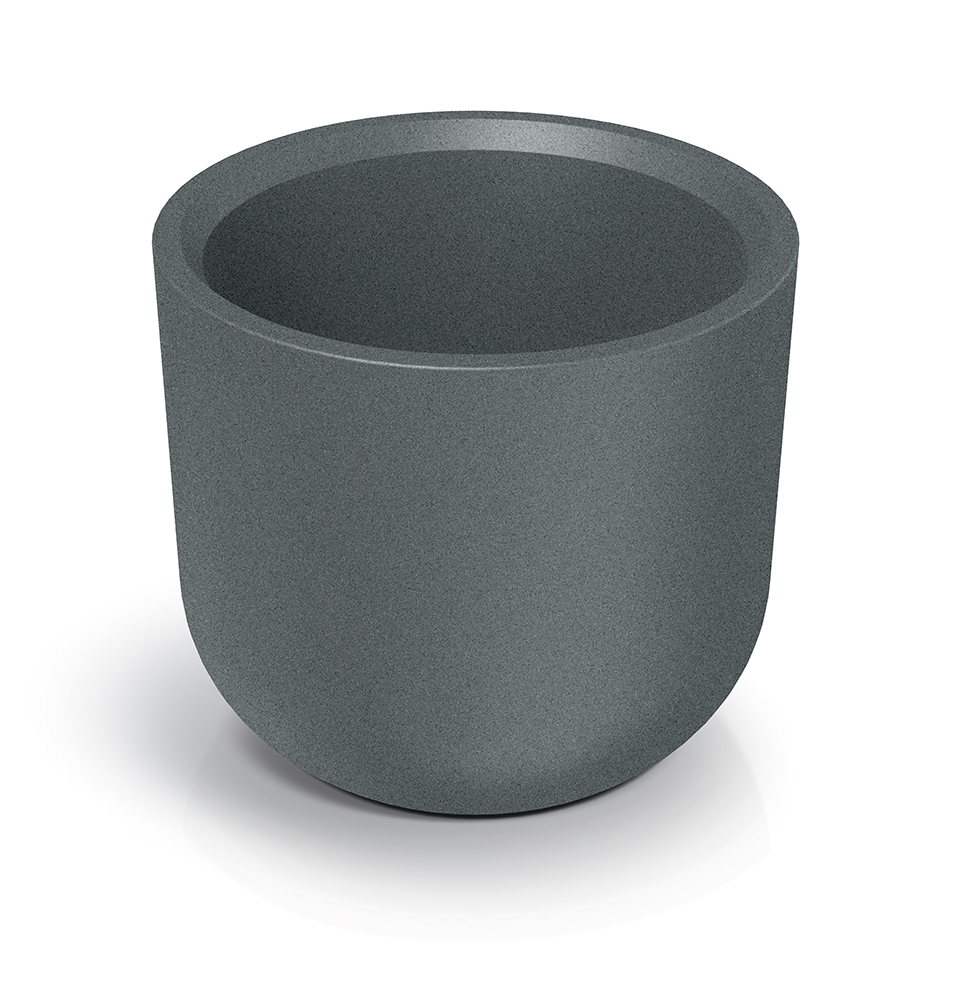 Ethick Květináč MOLTA ROUND HIGH 60 cm, světlý granit