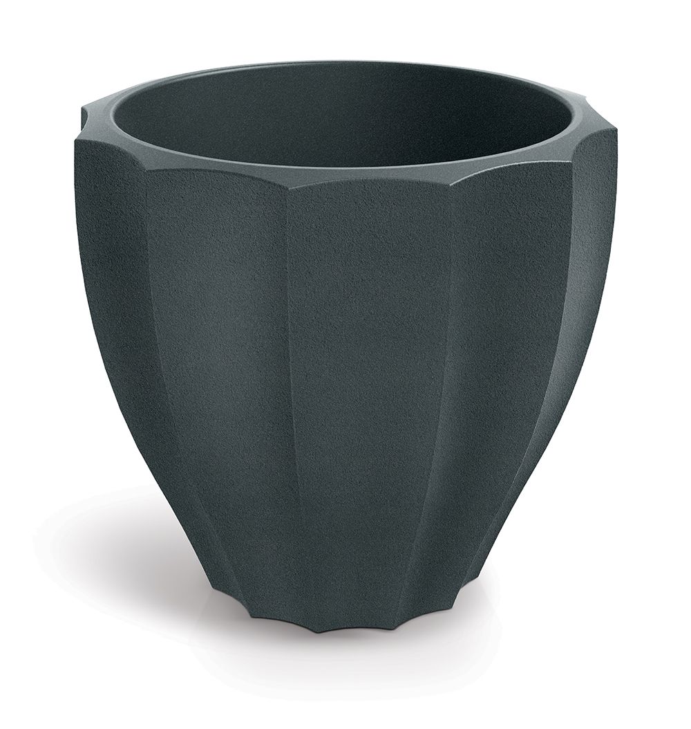 Ethick Květináč RONA ROUNDE 60 cm, grafit