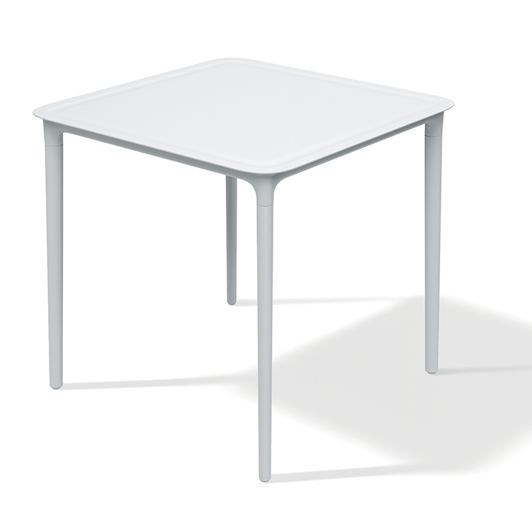 Ferne Jídelní čtvercový stůl RIMO 78 x 78 x 75 cm, bílá
